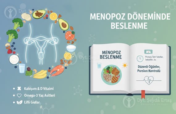 Menopoz Diyeti: Sıcak Basması ve Kilo Alımına Karş..
