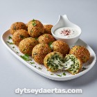 Peynirli ve ıspanaklı kinoa topları
