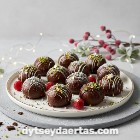 Yılbaşı Çikolatalı Cheesecake Topları