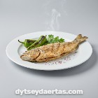 Grilled Bluefish with Wheat Flour