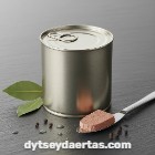 Pate de foie gras, canned (goose liver pate), smoked