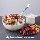 Probiotic Yogurt with Fruity Breakfast Cereal